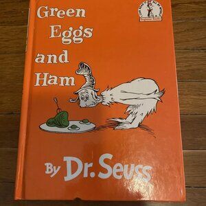 4/$24 Sale Dr. Seuss Green Eggs And Ham Hardback Vintage Book